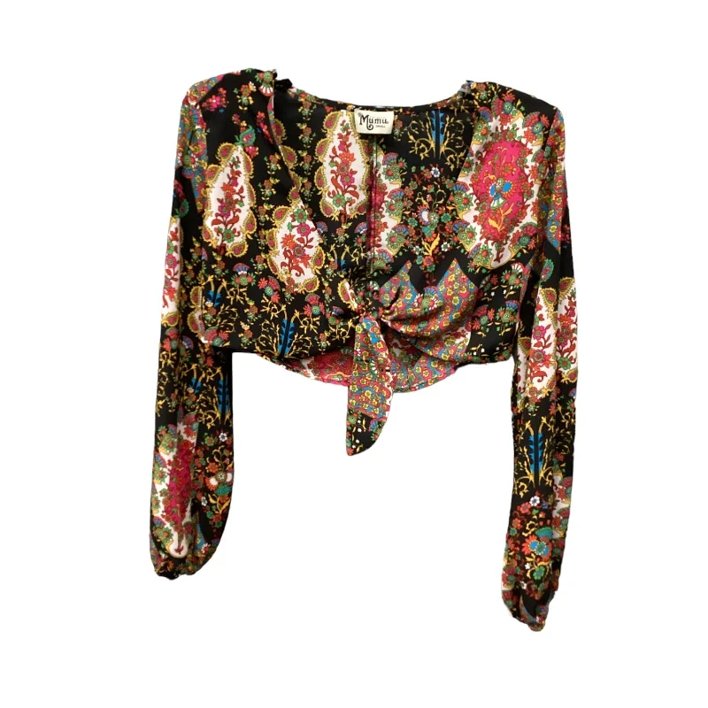 women's long sleeve tops with pocketsTop Long Sleeve By Show Me Your Mumu In Multi-colored, Size: S