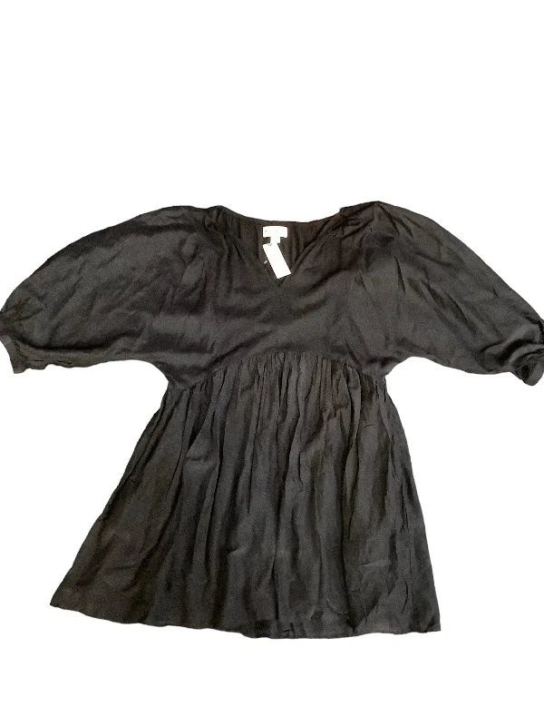 women's long sleeve tops with short torso lengthsTunic Long Sleeve By Velvet In Black, Size: Xs