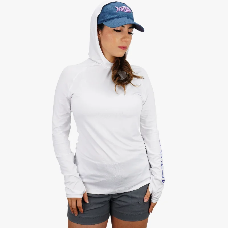 women's tops made from cottonWomen's Samurai Sun Protection Hoodie