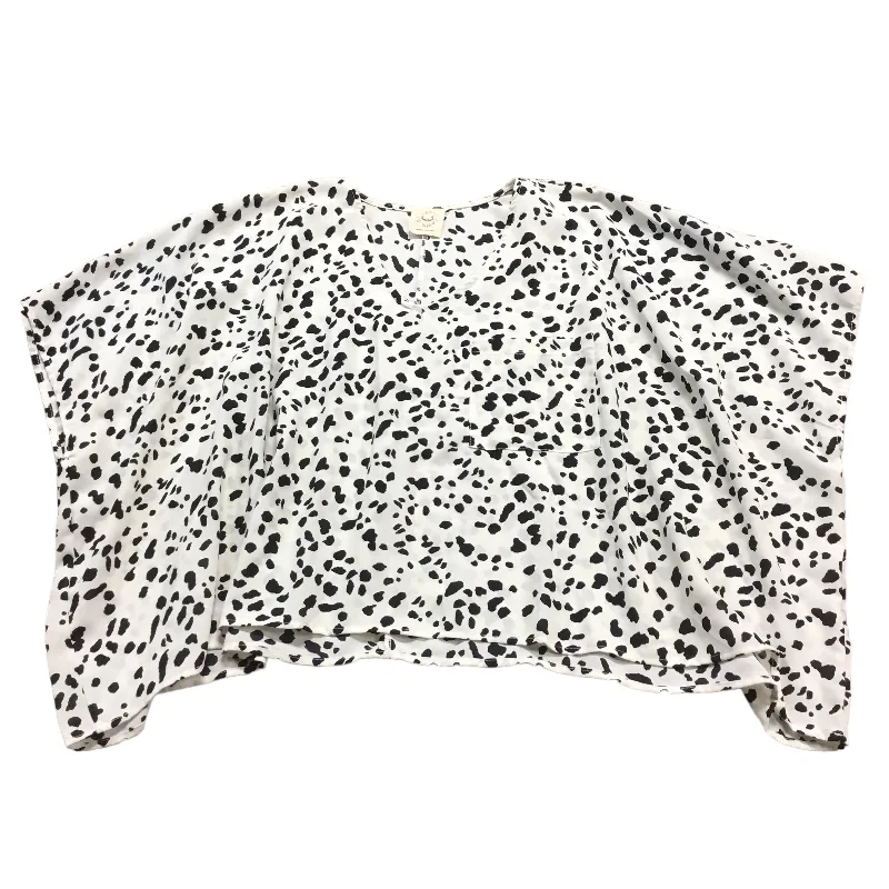 women's long sleeve tops for evening eventsTop Long Sleeve By Fantastic Fawn In Animal Print, Size: S