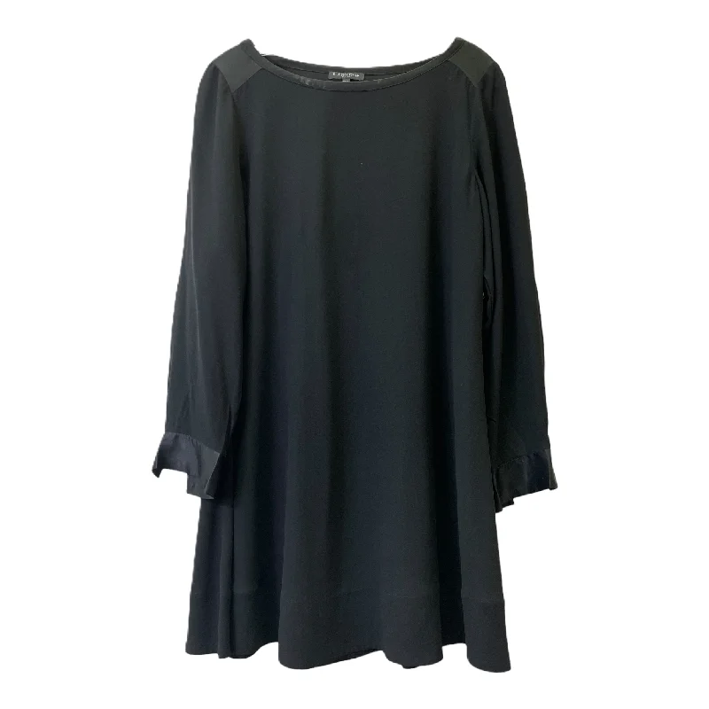 women's long sleeve tops with scoop necksTunic Long Sleeve By Eileen Fisher In Black, Size: Petite  M