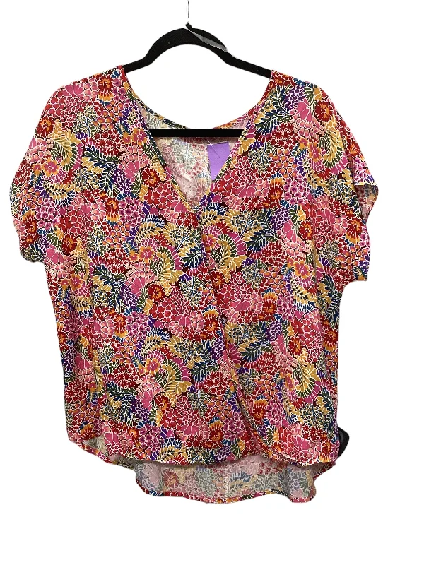 women's T-shirts with bohemian vibesMulti-colored Top Short Sleeve Staccato, Size S