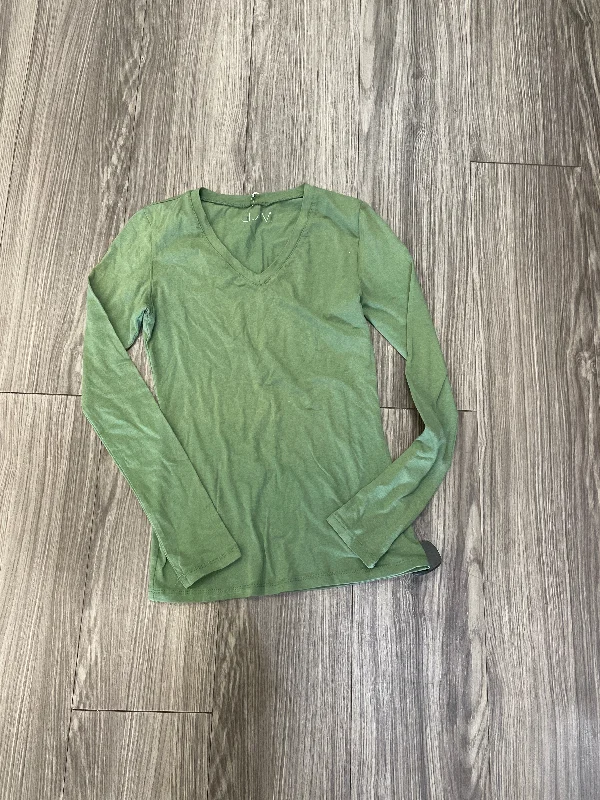 women's long sleeve tops with ethical sourcingTop Long Sleeve By Glam In Green, Size: L