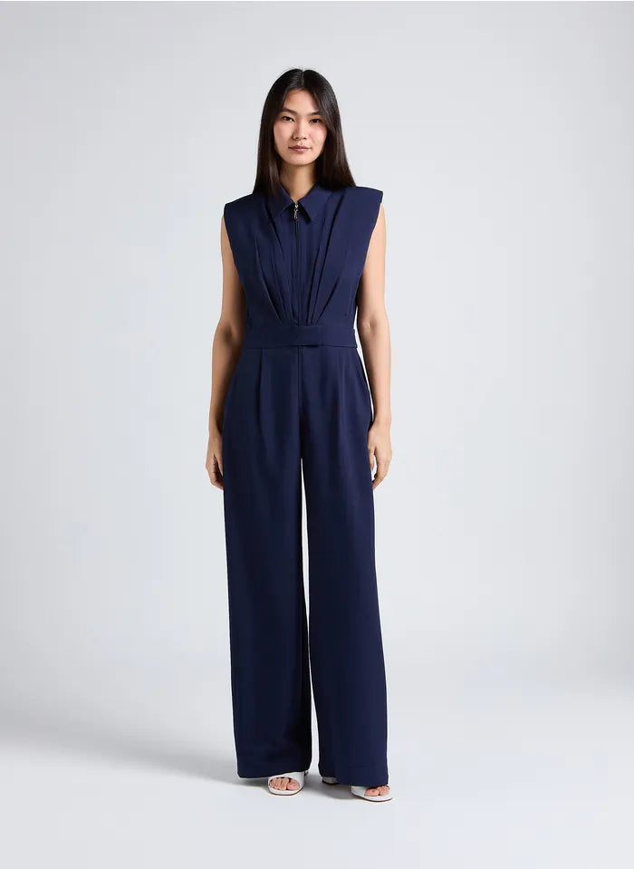 women's jumpsuits with halter necksSuncoo Tivoli Navy Jumpsuit