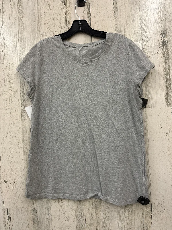 women's T-shirts with abstract patternsGrey Top Short Sleeve Athleta, Size Xl