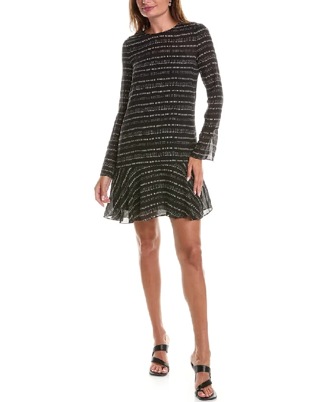 women's empire-line dressesTheory Relaxed Silk Mini Dress