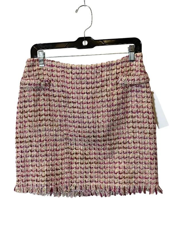 women's breathable cocktail skirtsSkirt Mini & Short By Naked Zebra In Gold & Pink, Size: M