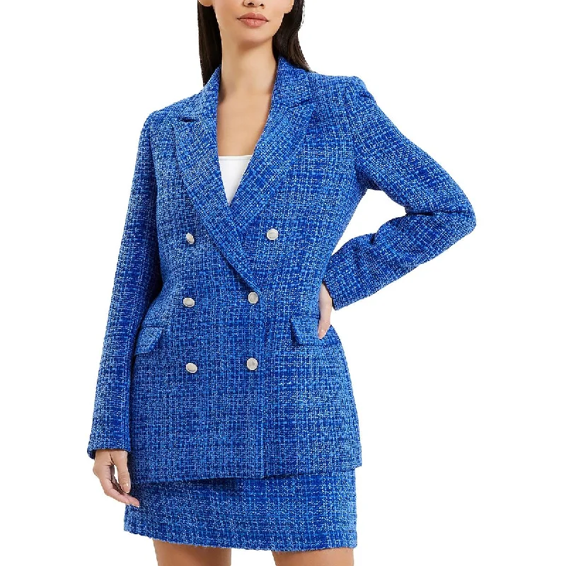 women's coats for cozy nights inWomens Tweed Double Breasted Pea Coat