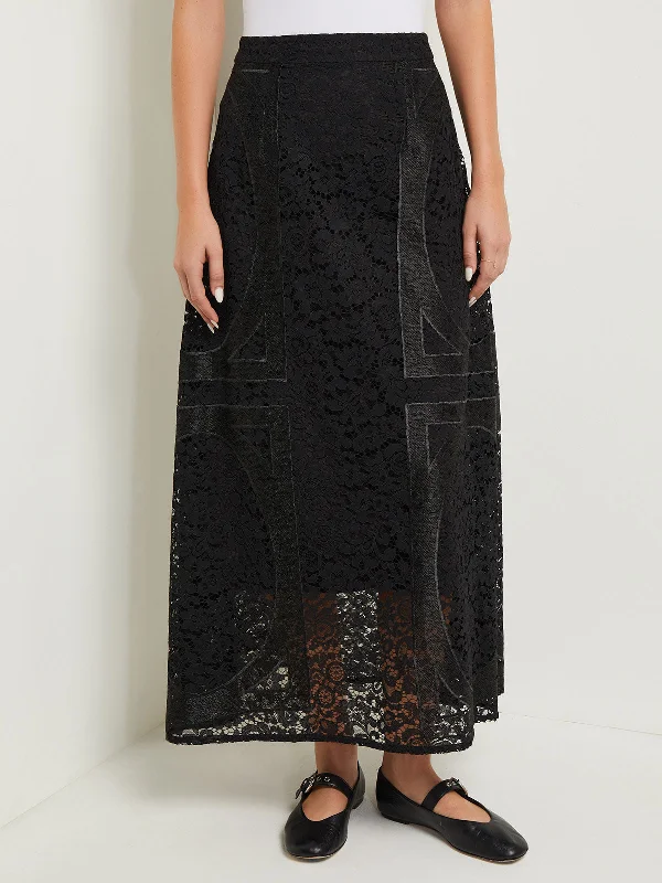 women's woven skirtsModern Fit Textural Woven Maxi Skirt