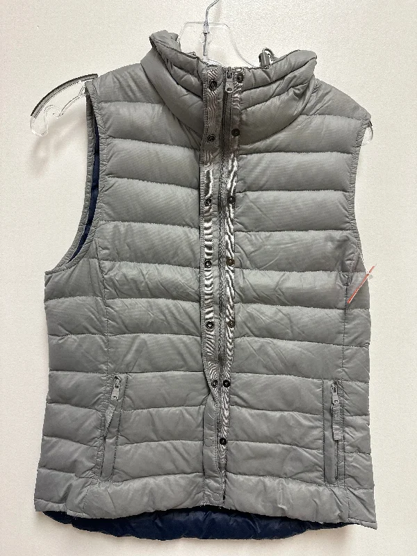 women's coats with asymmetrical hemsVest Puffer & Quilted By Gap In Grey, Size: S