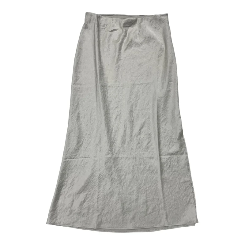 women's solid-color skirtsSkirt Maxi By Madewell In Silver, Size: 6