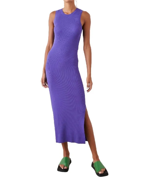 women's made-to-order dressesSyd Midi Dress In Purple