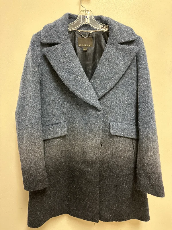 women's coats with satin liningsCoat Wool By Banana Republic In Navy, Size: S