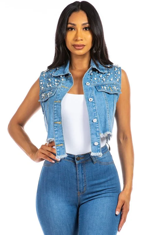 women's denim jeans for a day at the beachSEXY DENIM VEST