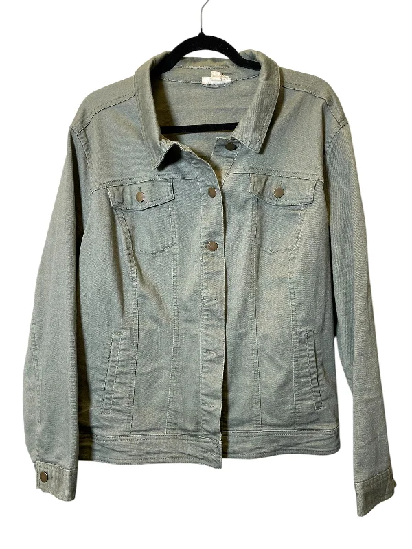 women's coats for those who love to mix and matchJacket Denim By Westport In Green, Size: 2x