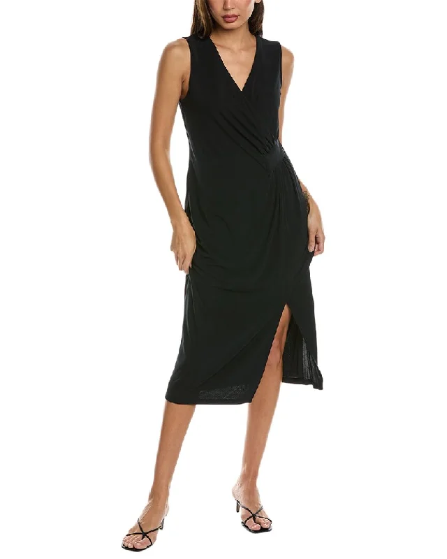 women's limited-edition dressesAnne Klein Surplice Midi Dress