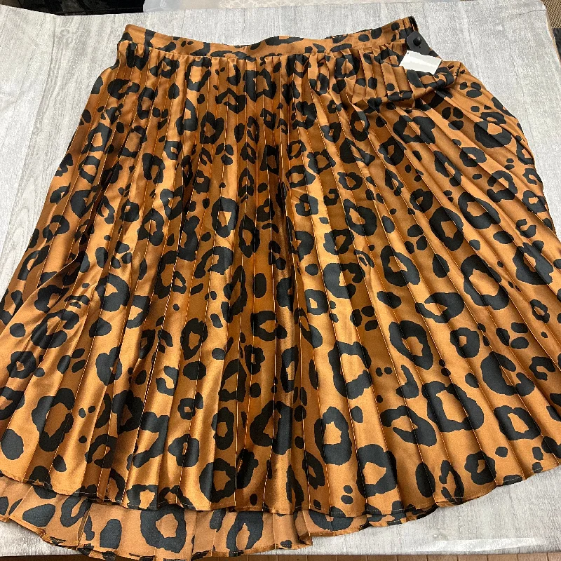 women's crochet skirtsSkirt Midi By Ava & Viv In Animal Print, Size: 1x