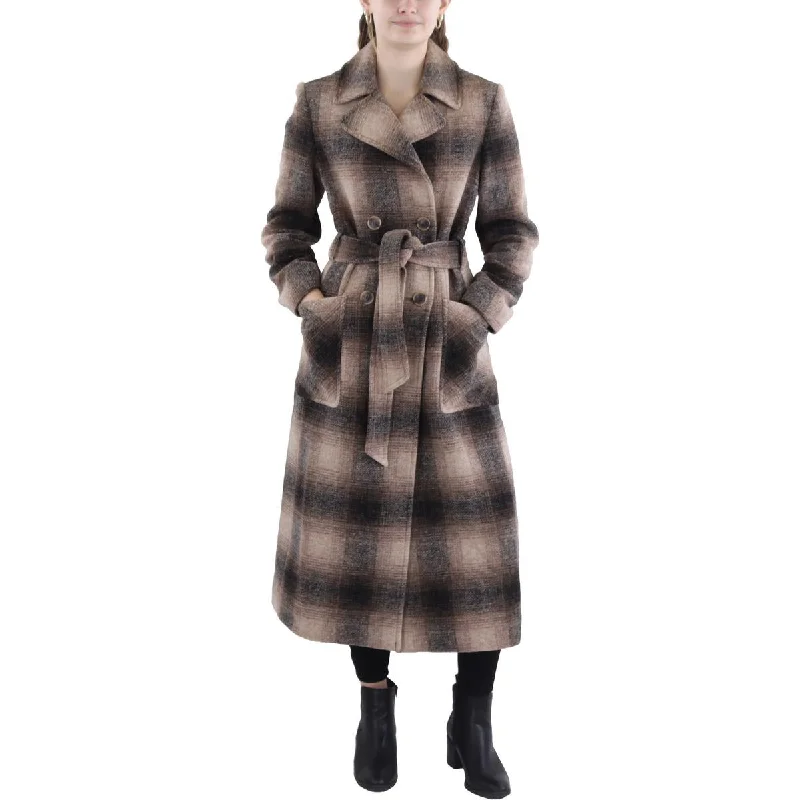 women's coats in bold colorsWomens Double Breasted Long Wool Coat