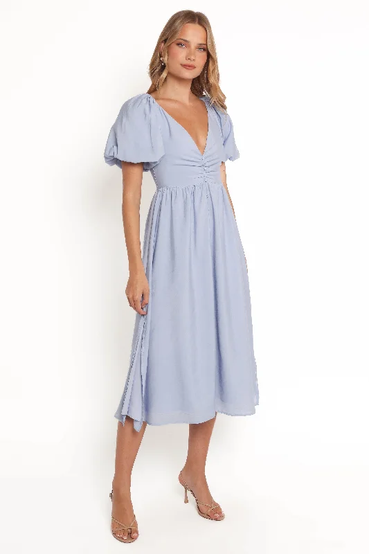 women's retro dressesCharley Midi Dress - Blue