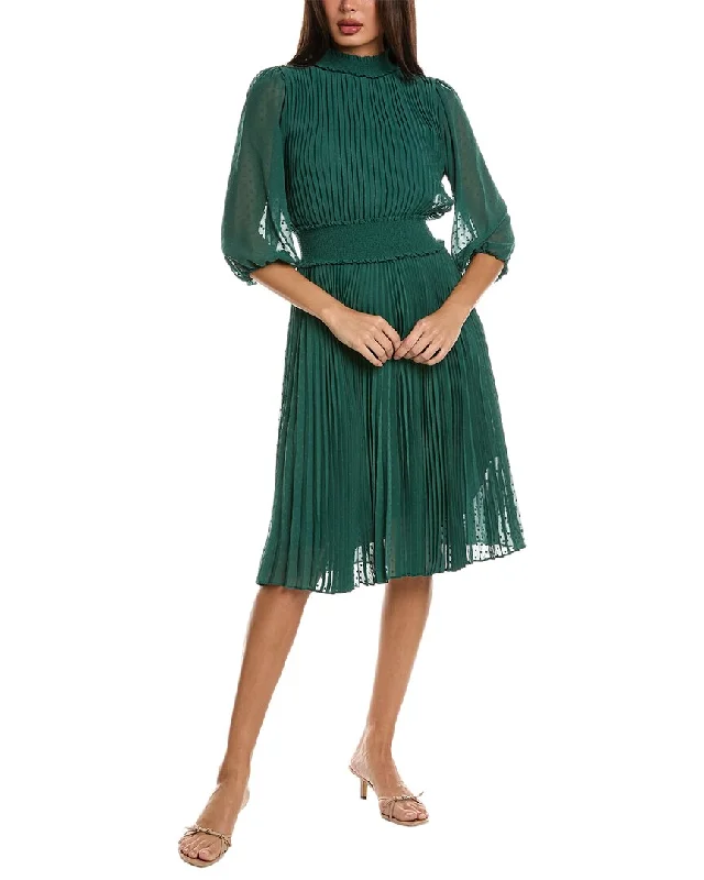 women's casual Friday dressesNanette Nanette Lepore Accordion Pleated Midi Dress