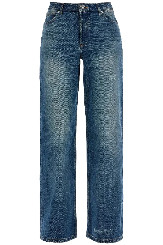 women's denim jeans with lace trimA.P.C. Women's Elisabeth Straight Jeans