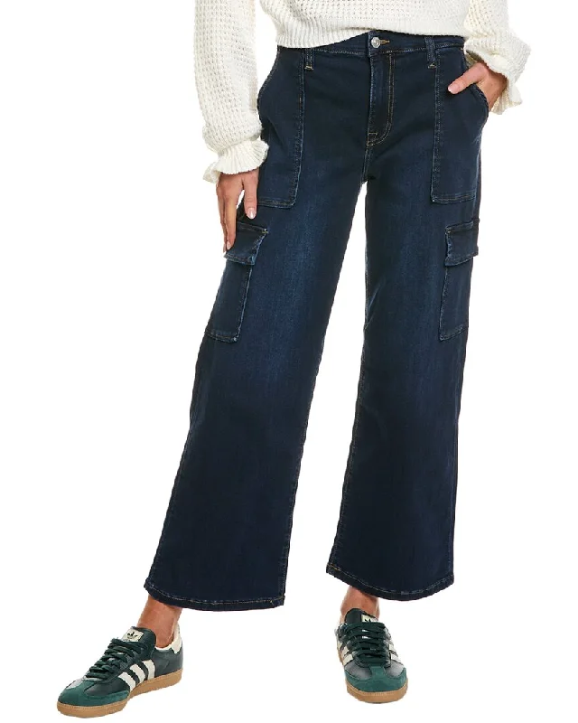 women's denim jeans for athletic bodiesHUDSON Jeans Rosalie Europa Wide Leg Cargo Jean