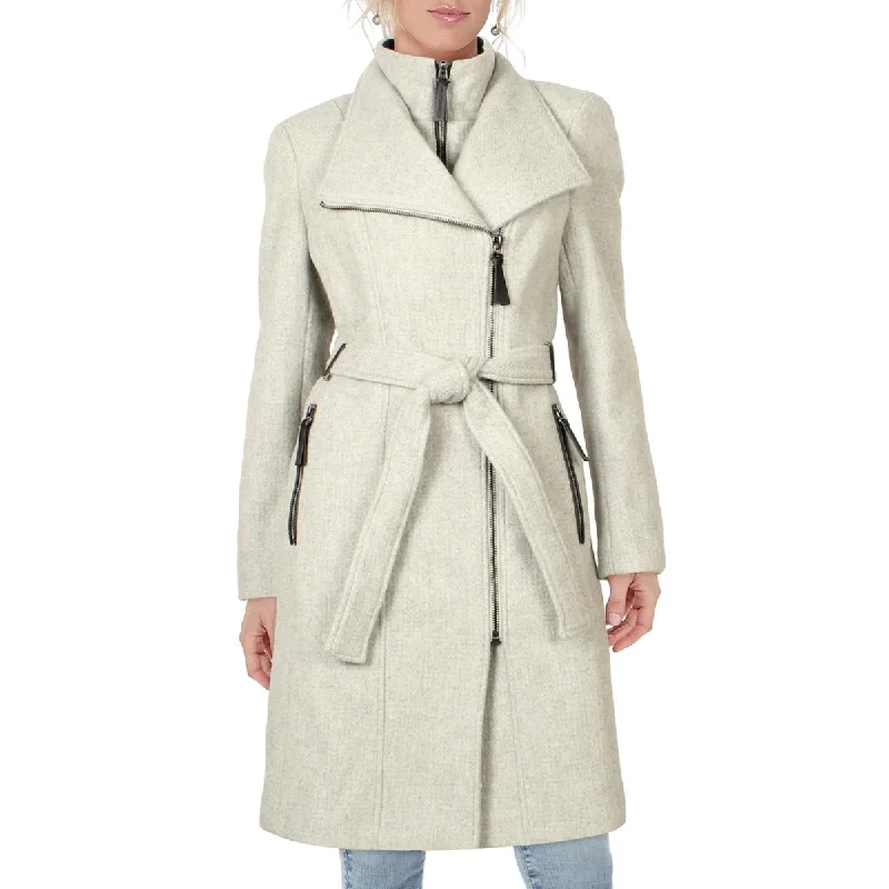 leather coats for womenWomens Wool Blend Dress Wrap Coat