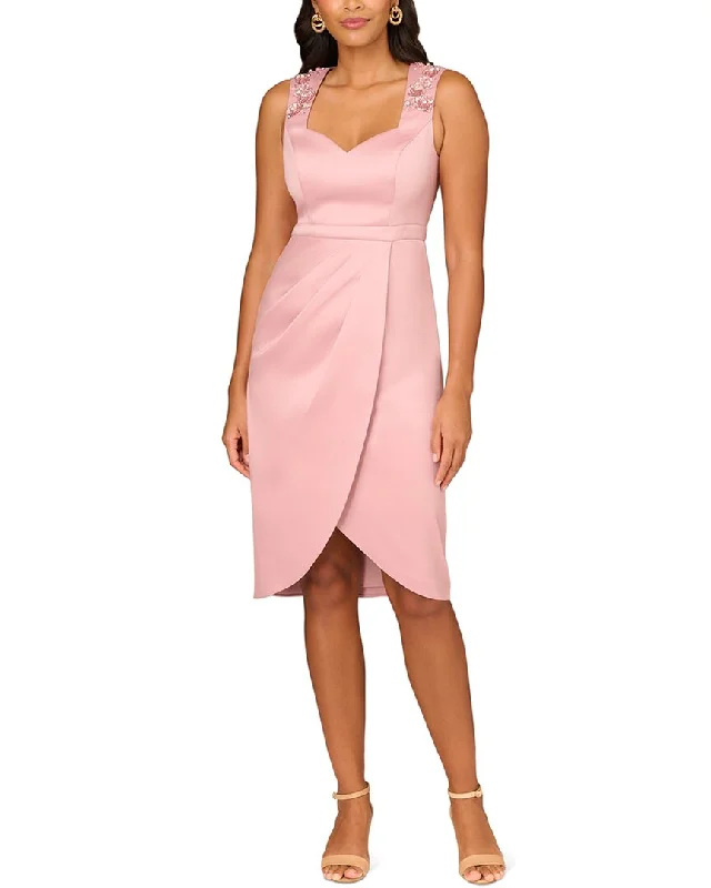 women's fair-trade dressesAidan Mattox Stretch Mikado Midi Dress