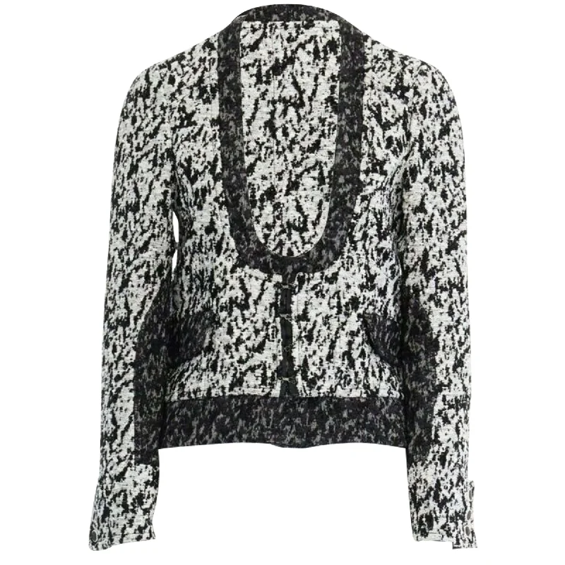 women's coats for maternity wearProenza Schouler boucle hook eye cropped jacket