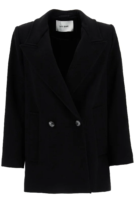 women's coats for fall and winter transitionsIvy Oak Women's Double-Breasted Jenna Over