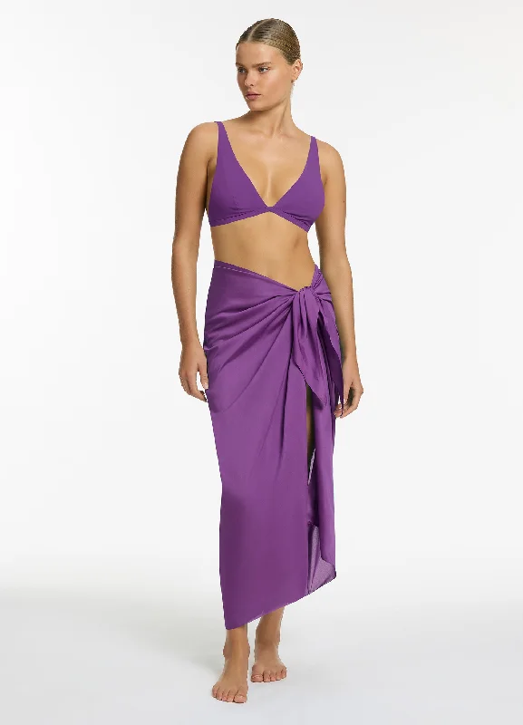 women's midi skirtsJetset Sarong  - Amethyst