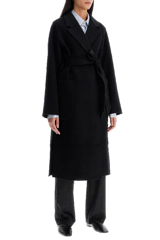 women's coats with fur collarsDynamis Studio Long Milan Coat