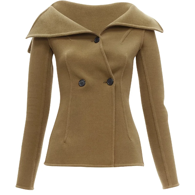 women's coats with liningCeline Phoebe Philo wool fover collar jacket