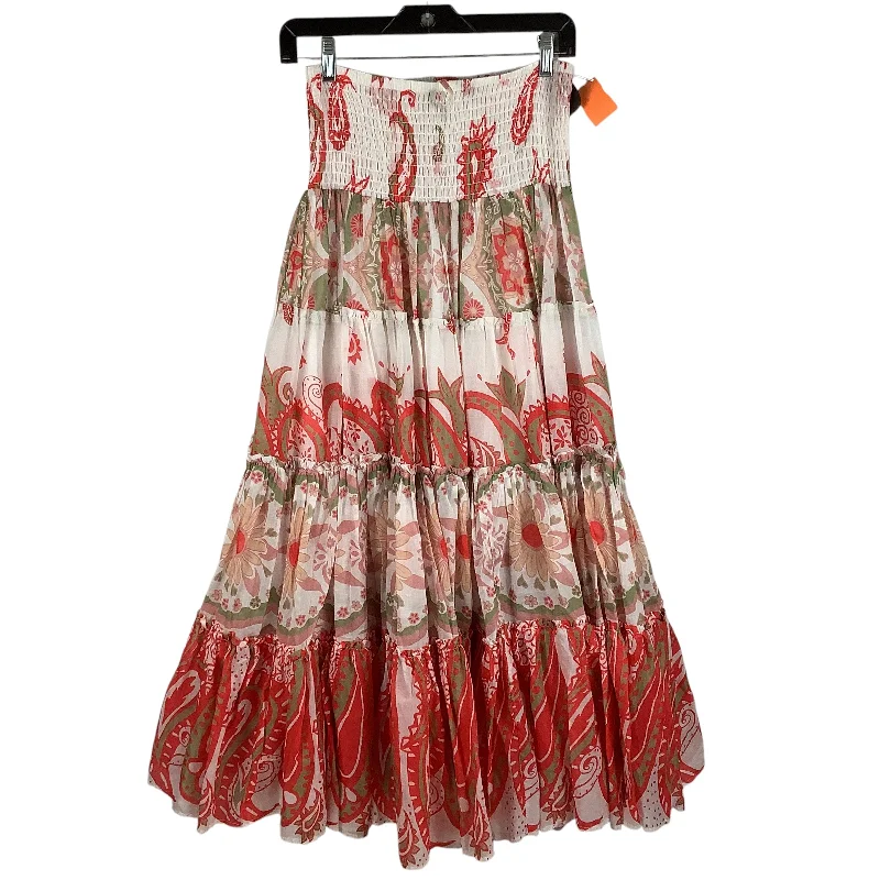 women's chiffon maxi skirtsSkirt Maxi By Free People In Multi-colored, Size: S