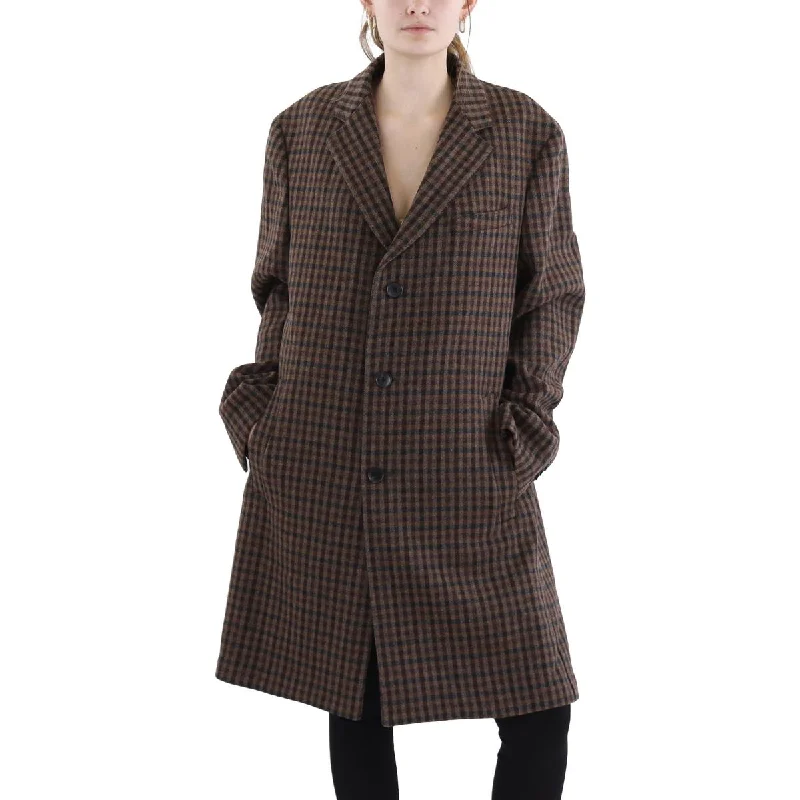 women's coats for hourglass figuresWomens Virgin Wool Blend Long Wool Coat