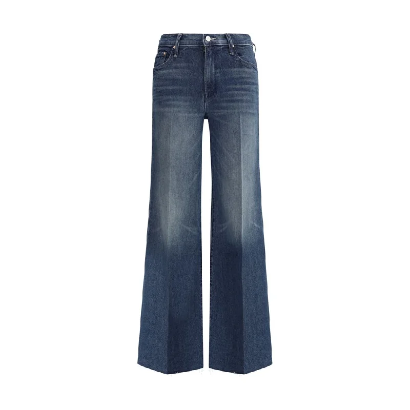 women's acid-washed denim jeansMother  The Twister Sneak Fray Women's Jeans