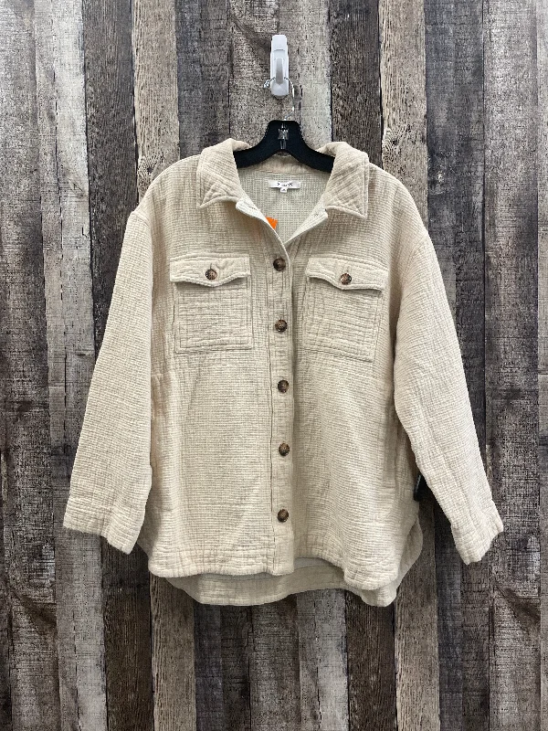 eco-friendly women's coatsJacket Other By Madewell In Beige, Size: Xl