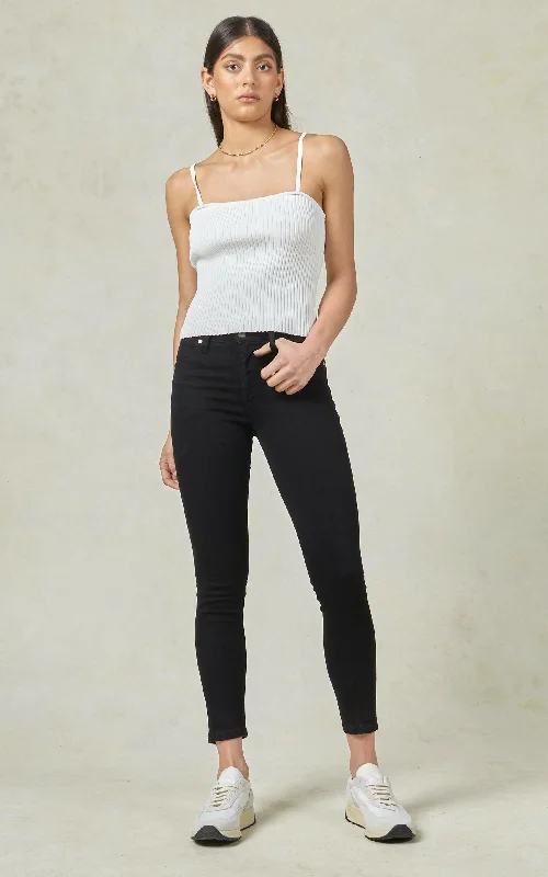 women's denim jeans with patchesLauren Mid Rise Black Jeans