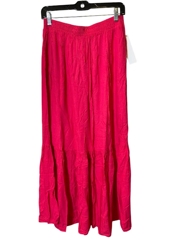 women's high-waisted skirtsSkirt Maxi By Cmc In Pink, Size: L