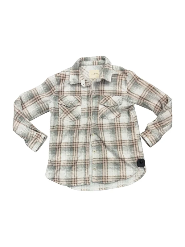 women's coats for those who seek both warmth and flairJacket Shirt By Thread And Supply In Plaid Pattern, Size: S