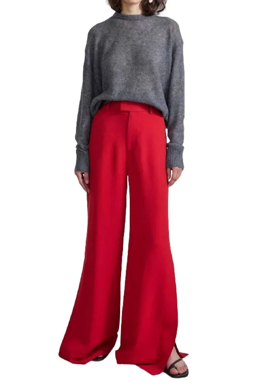 women's skinny pantsAlba Trouser In Deep Red