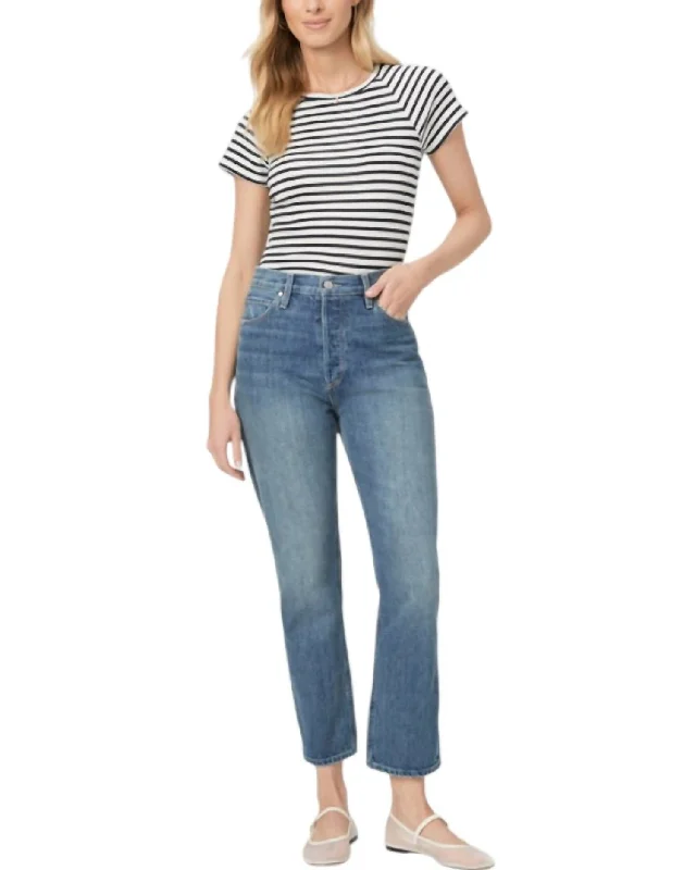 women's tactical pantsBilly Crop Straight Jeans In Light Vintage-Inspired Wash