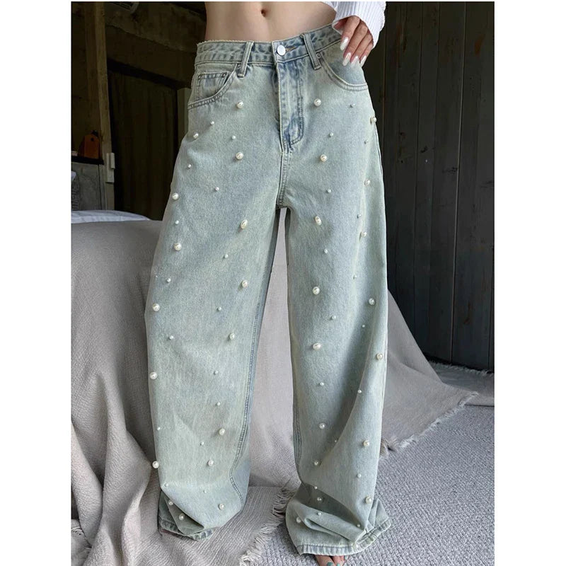 women's nursing pantsAmerican Vintage High Waist Jeans Pants