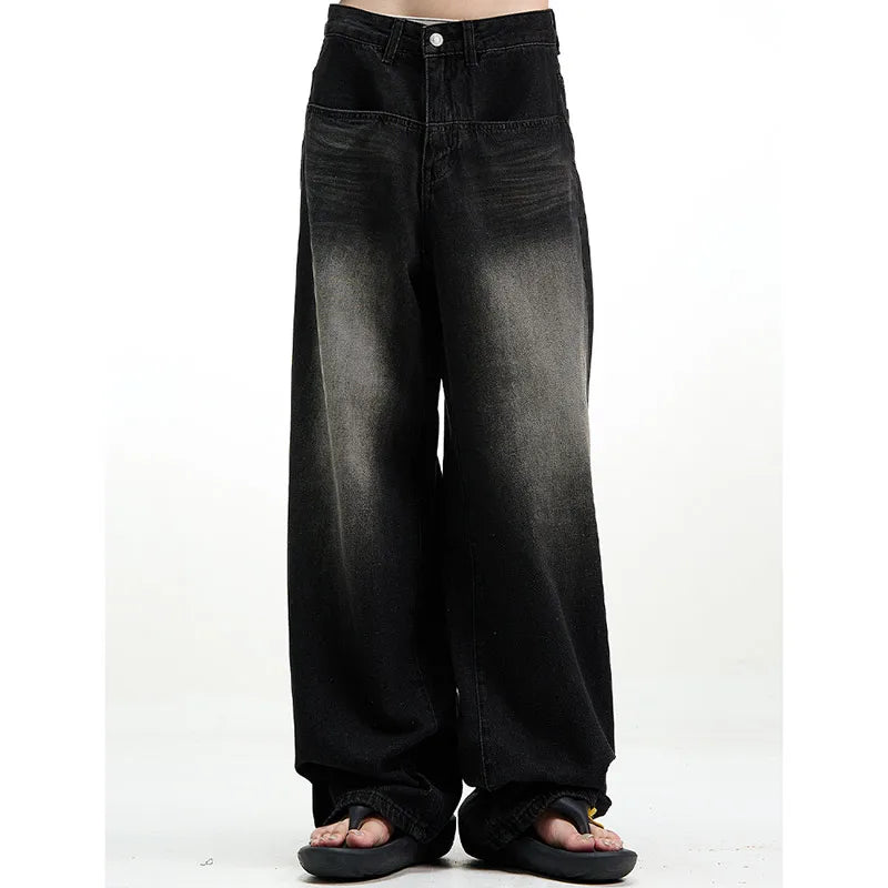 women's clubbing pantsHarajuku Y2K Baggy Denim Trousers Pants