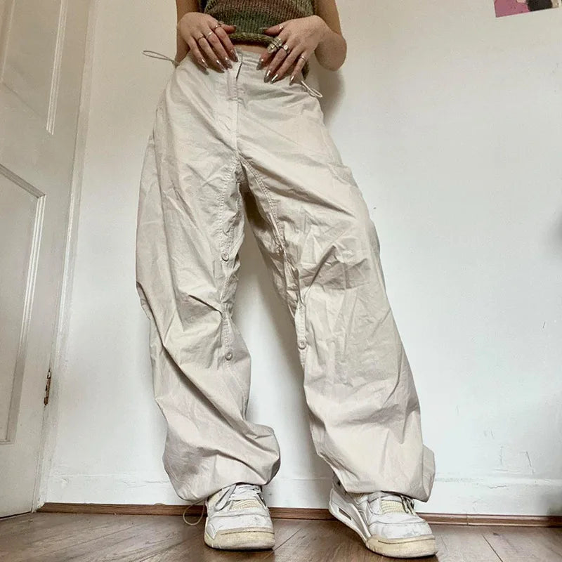 women's summer pants2024 Drawstring Loose Youthful Woman Pants