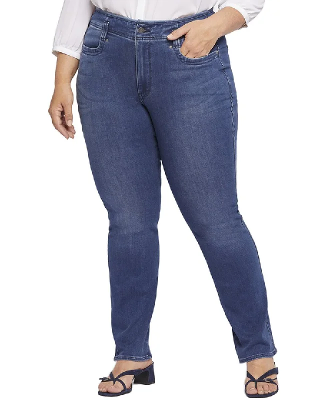 women's corduroy pantsNYDJ Plus Marilyn Rendezvous Straight Leg Jean