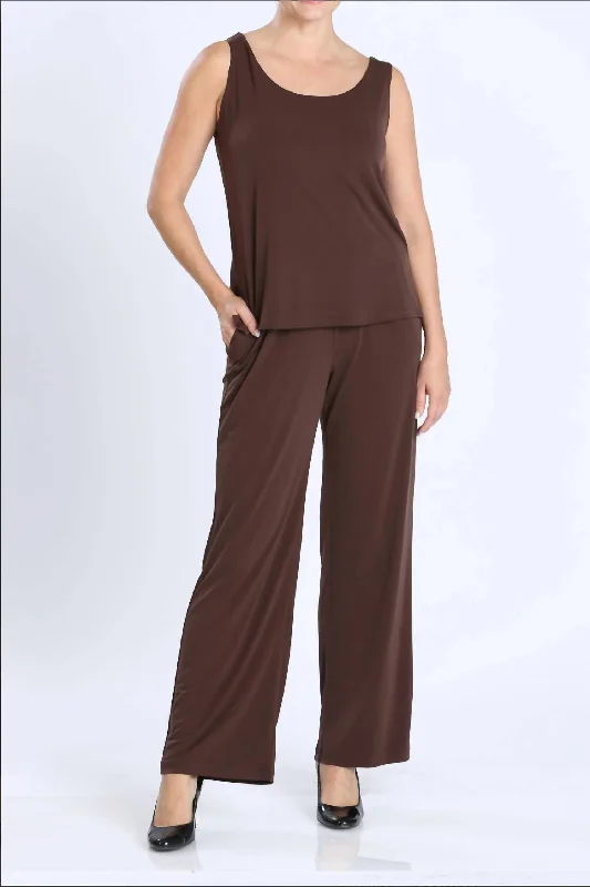 women's cargo pantsPerfect Match Set In Brown