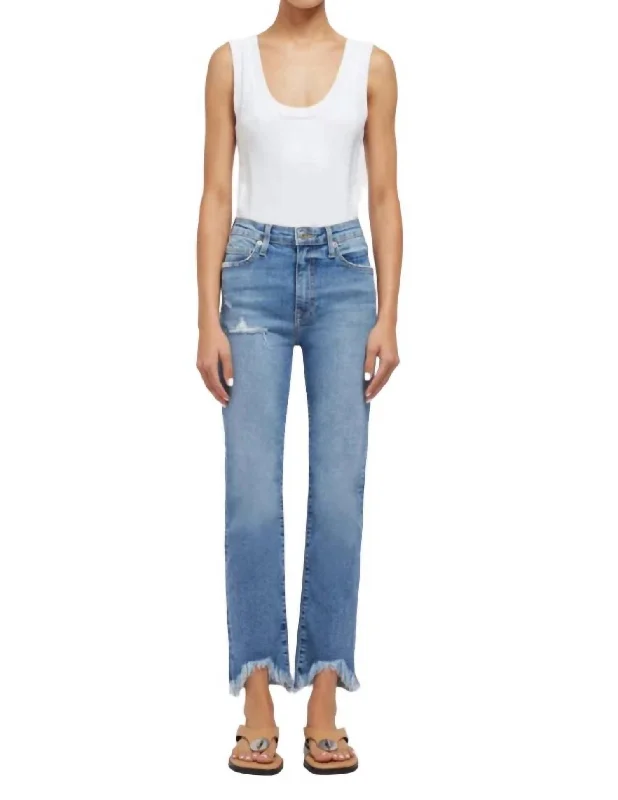 women's convertible pantsRiver High Rise Straight Crop Jean In Alta