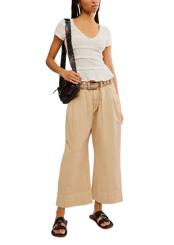 women's insulated pantsSweet Talk Chino Pants In Croissant