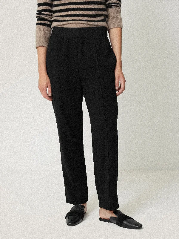 women's formal pantsTailored Smart Jogger | Black